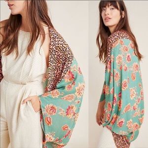 New Anthropologie Kachel Voyager Cocoon Kimono OS